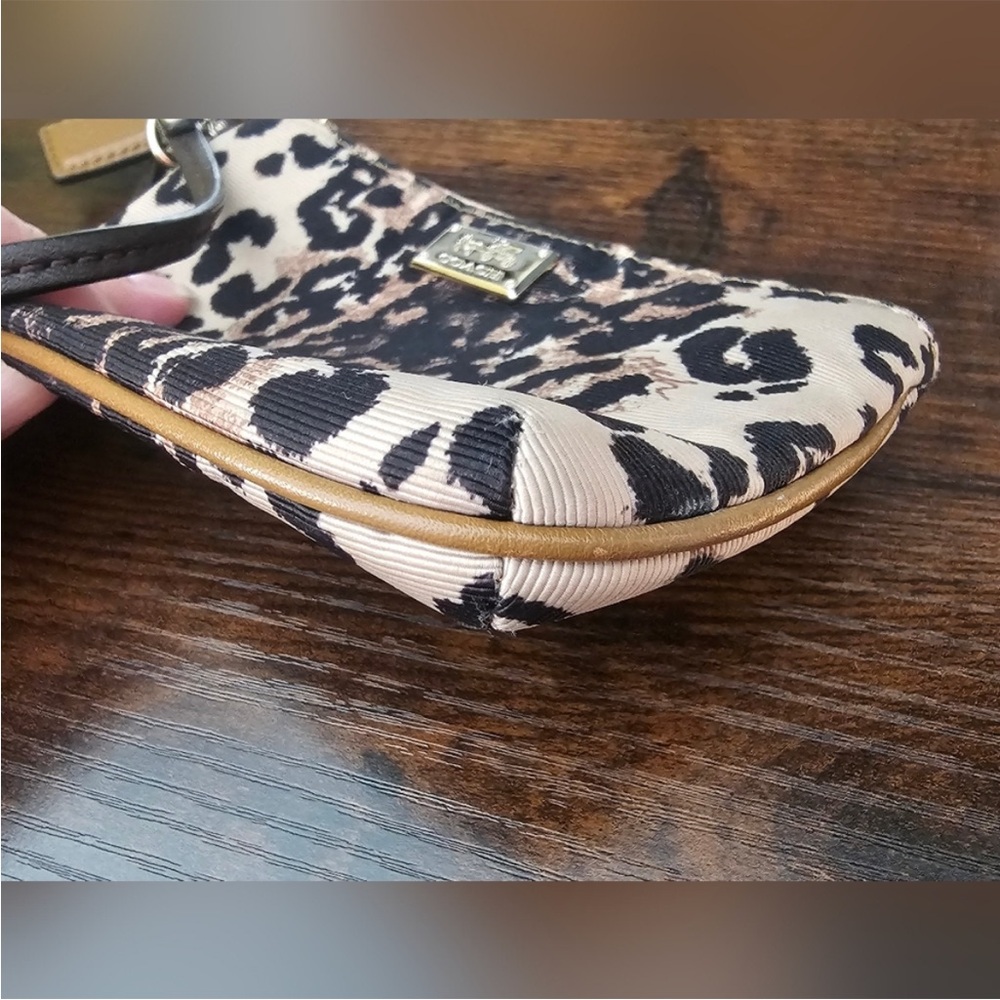 Coach Leopard Print Wristlet - Picture 4 of 7